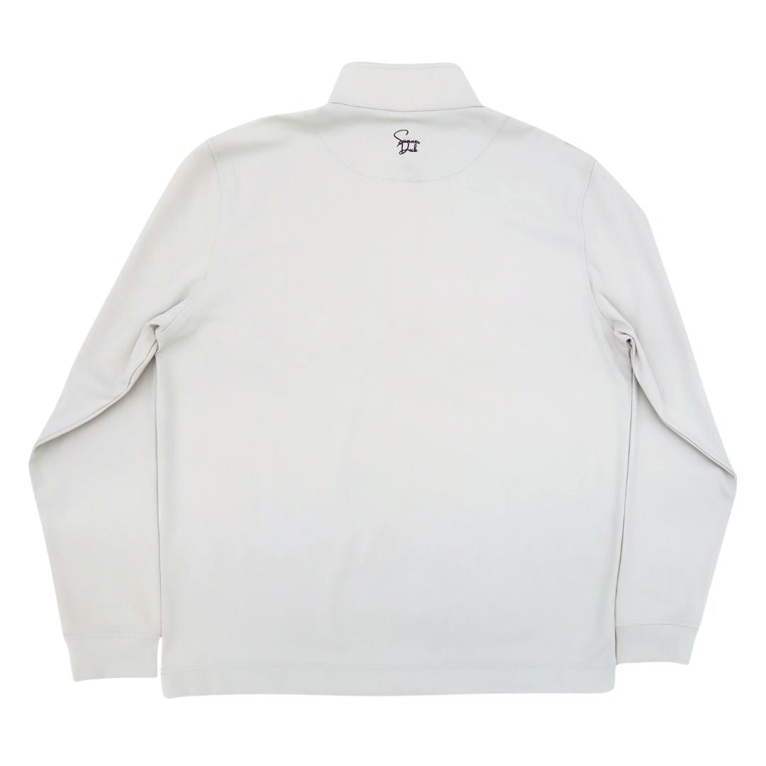 Men's Performance Quarter Zip- Grey – Summer Duck Apparel